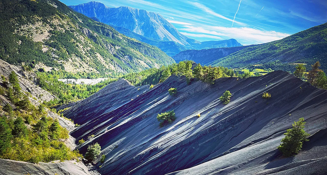 The black lands UNESCO Geopark of Haute Provence