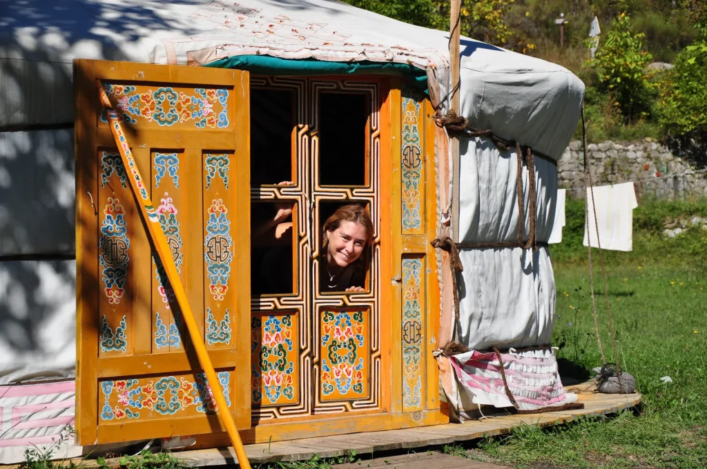 Mandala Zen campsite in the Haute Bléone valley