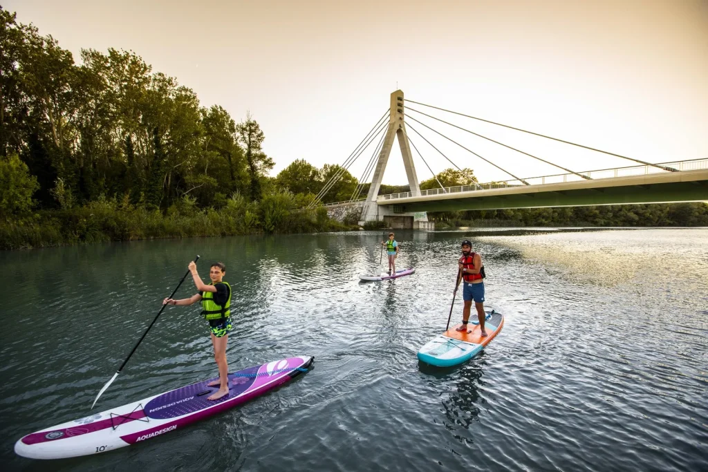 Sunset Paddle on the Durance