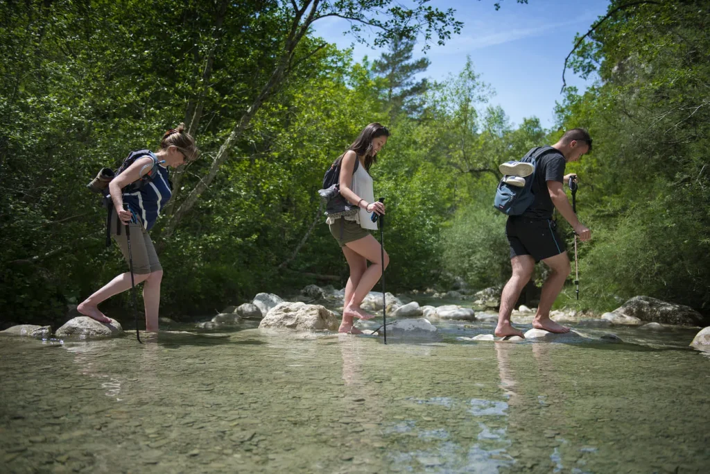 Hiking in the Gorges de Trévans