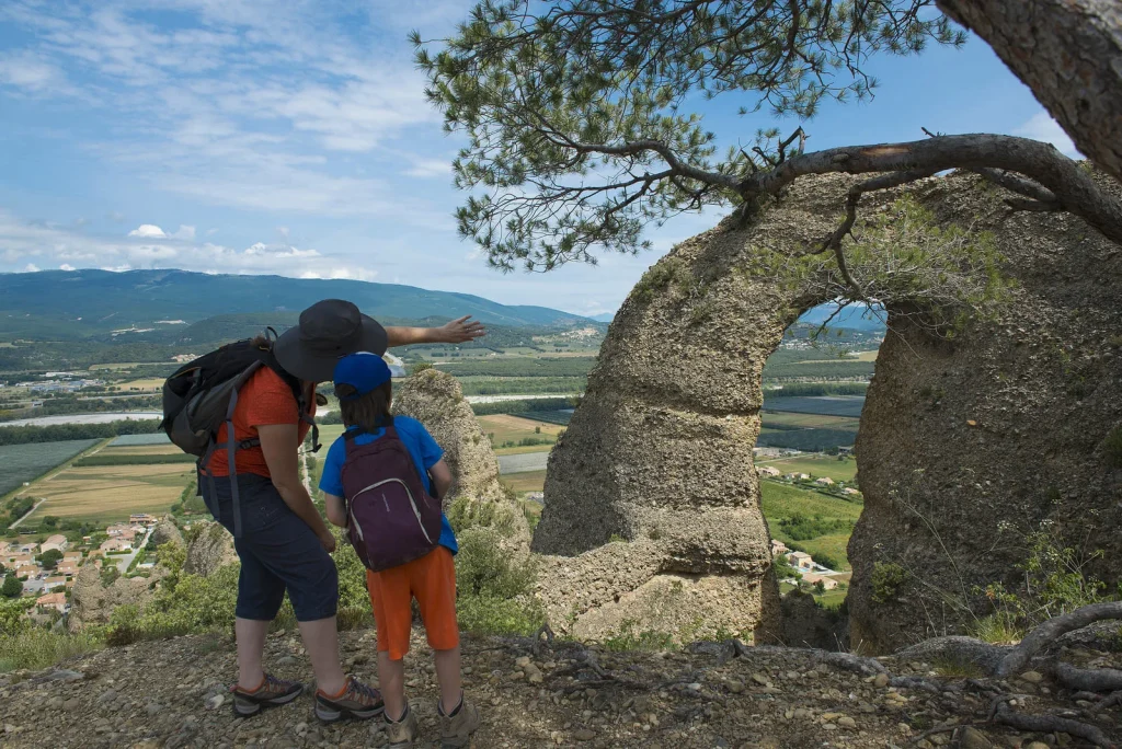 Depuis les Pénitents des Mées