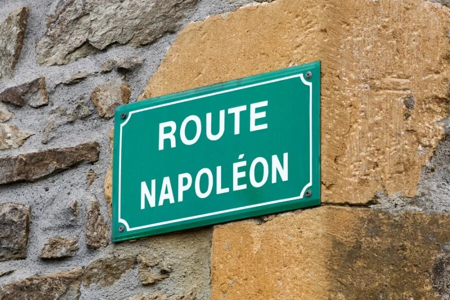 Panneau Route Napoléon