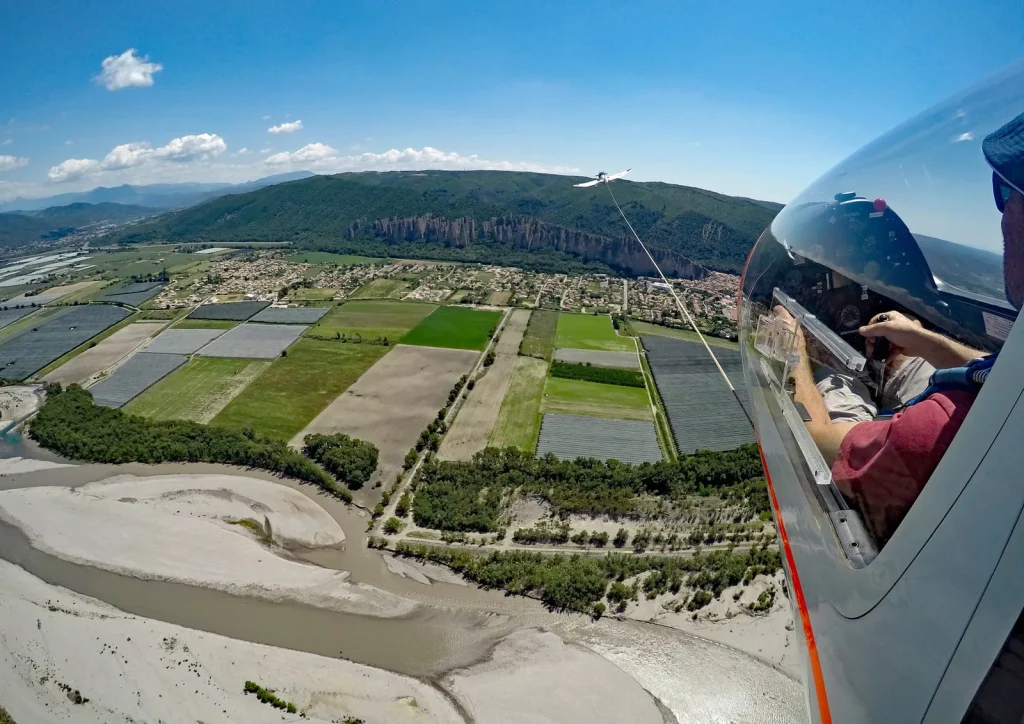 Vol à voile dans le Val de Durance