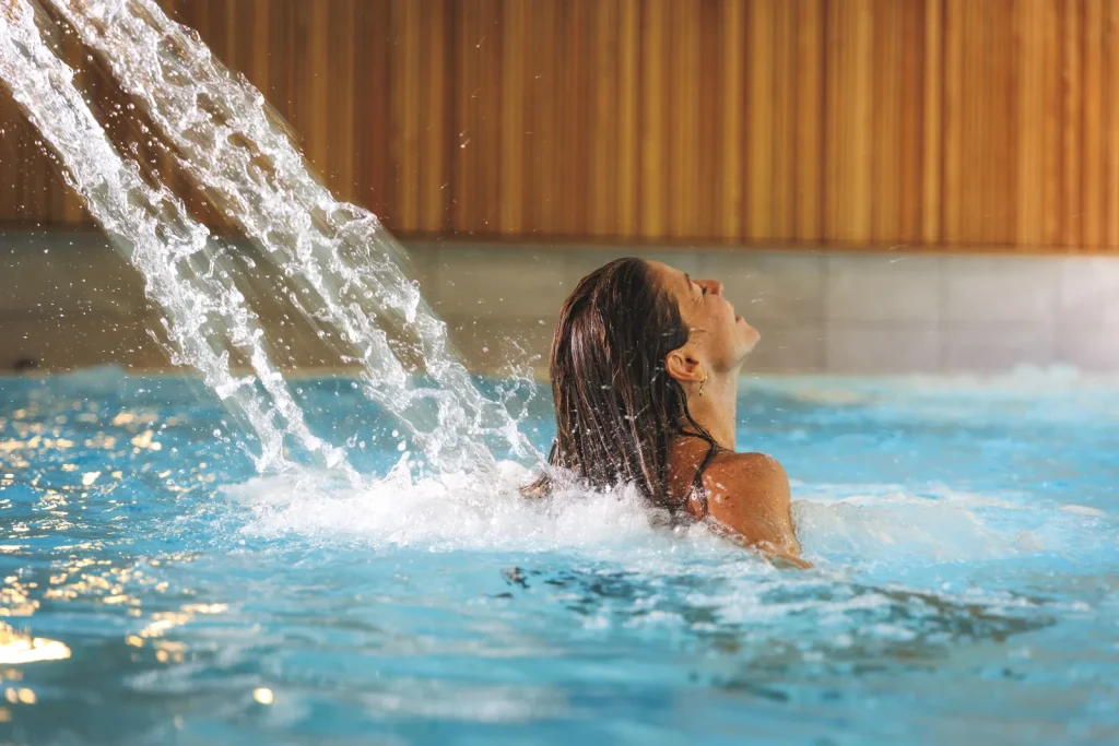 Swan neck at the Thermal Spa of Haute Provence in Digne les Bains