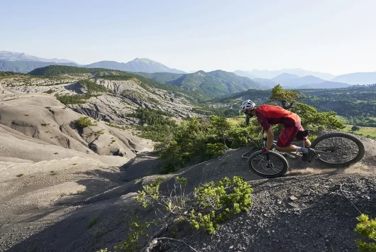 Mountain biking in the Black Lands