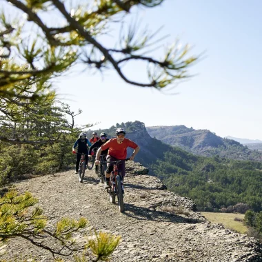 Mountain biking in the Val de Durance