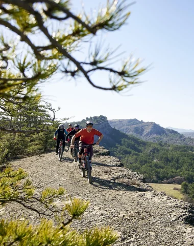 Mountain biking in the Val de Durance