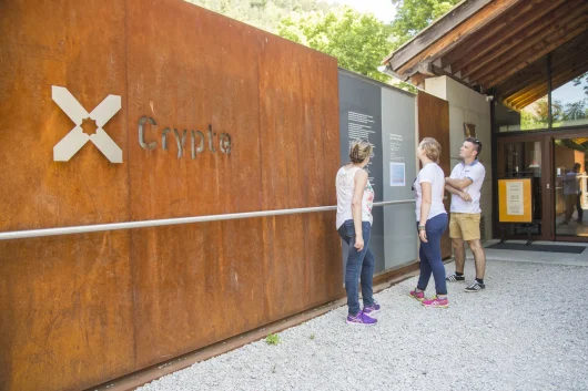 Archäologische Krypta von Notre Dame du Bourg in Digne les Bains