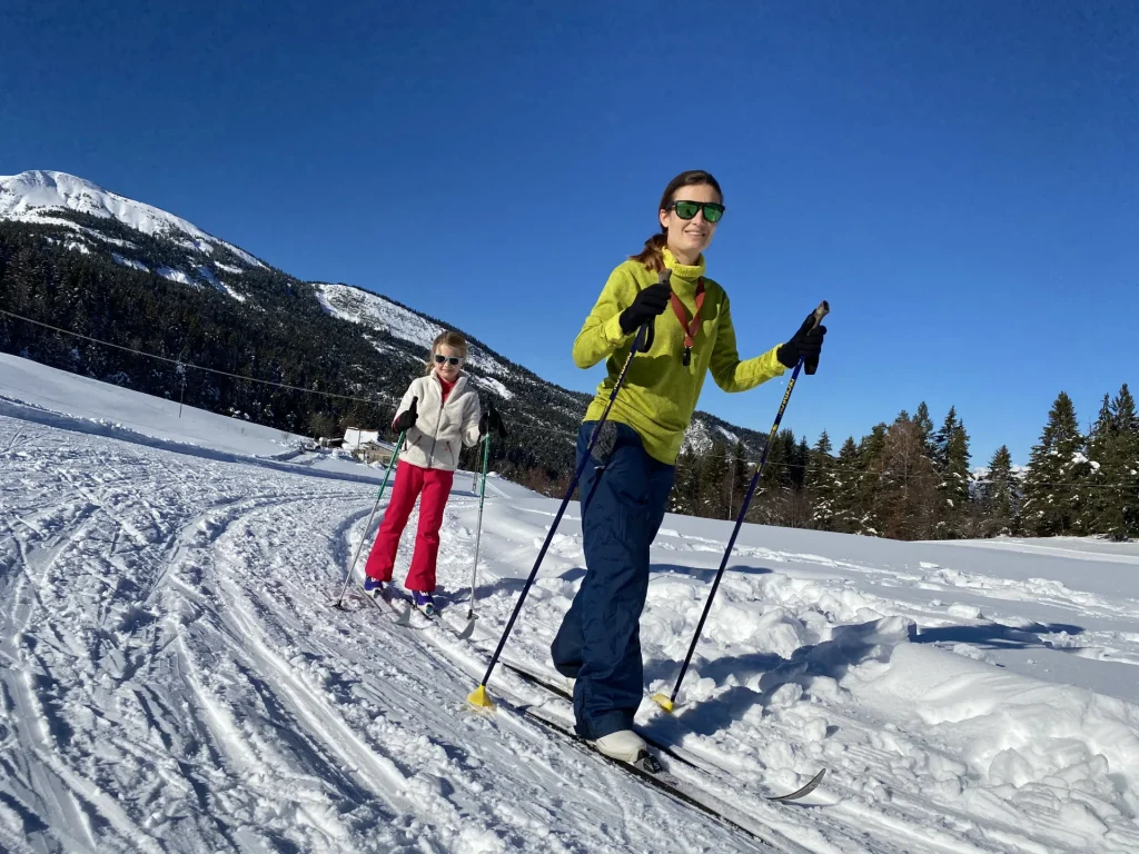 Ski de fond en famille au Fanget